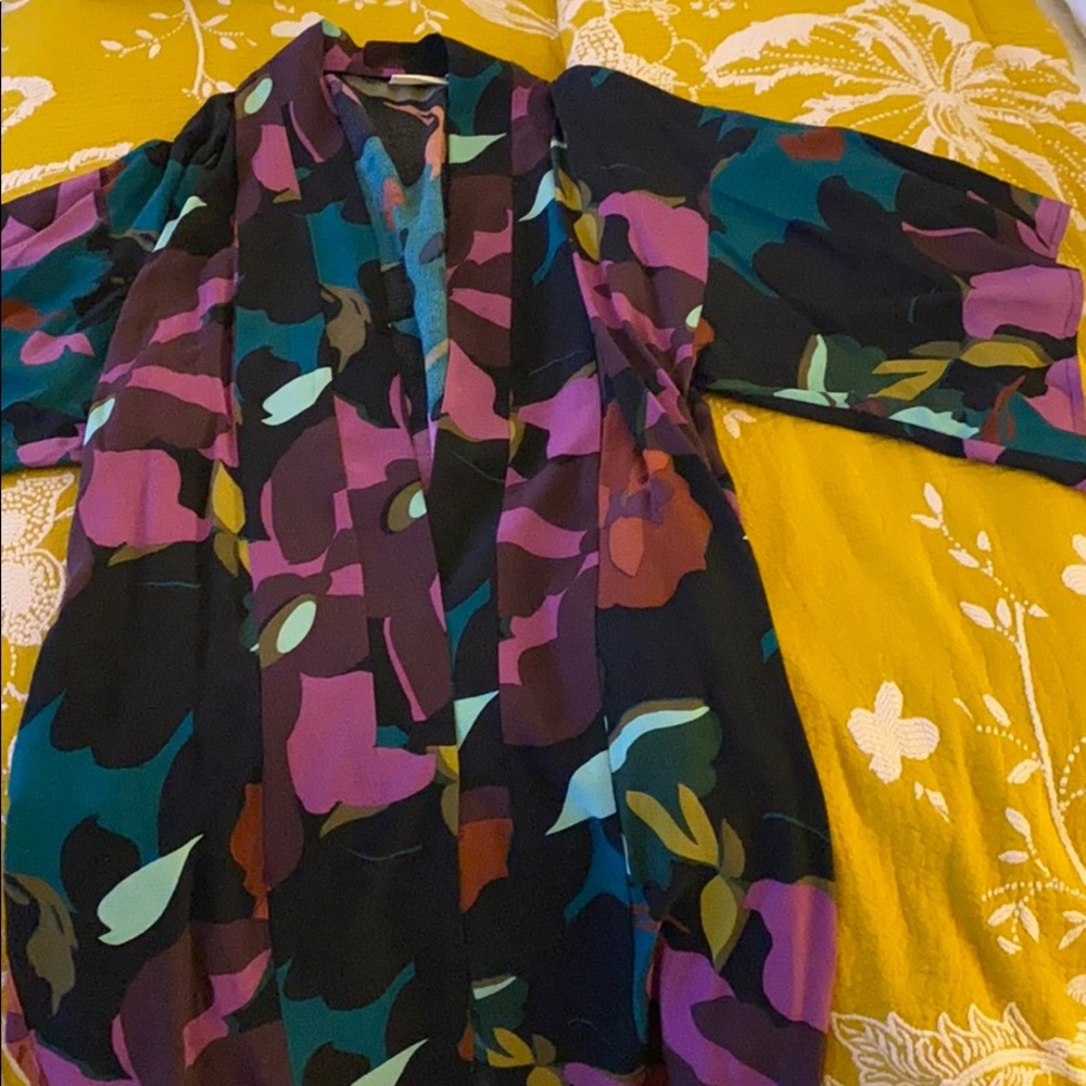 Long flora kimono from Anthropologie